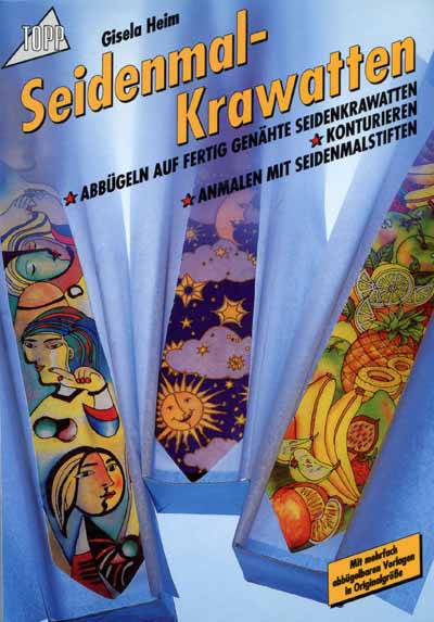 Seidenmal-Krawatten von Gisela Heim
